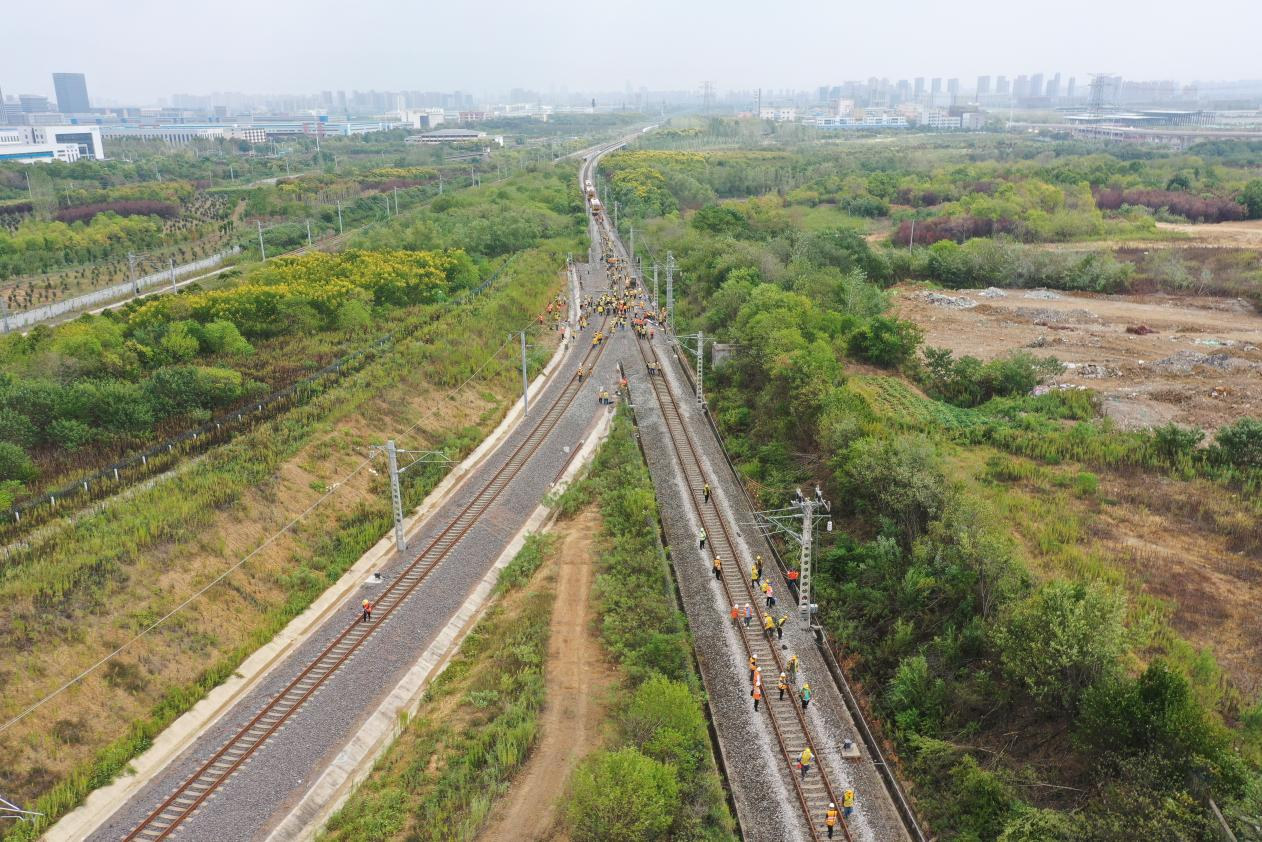 引江濟淮最復雜鐵路橋梁改建工程全面完工